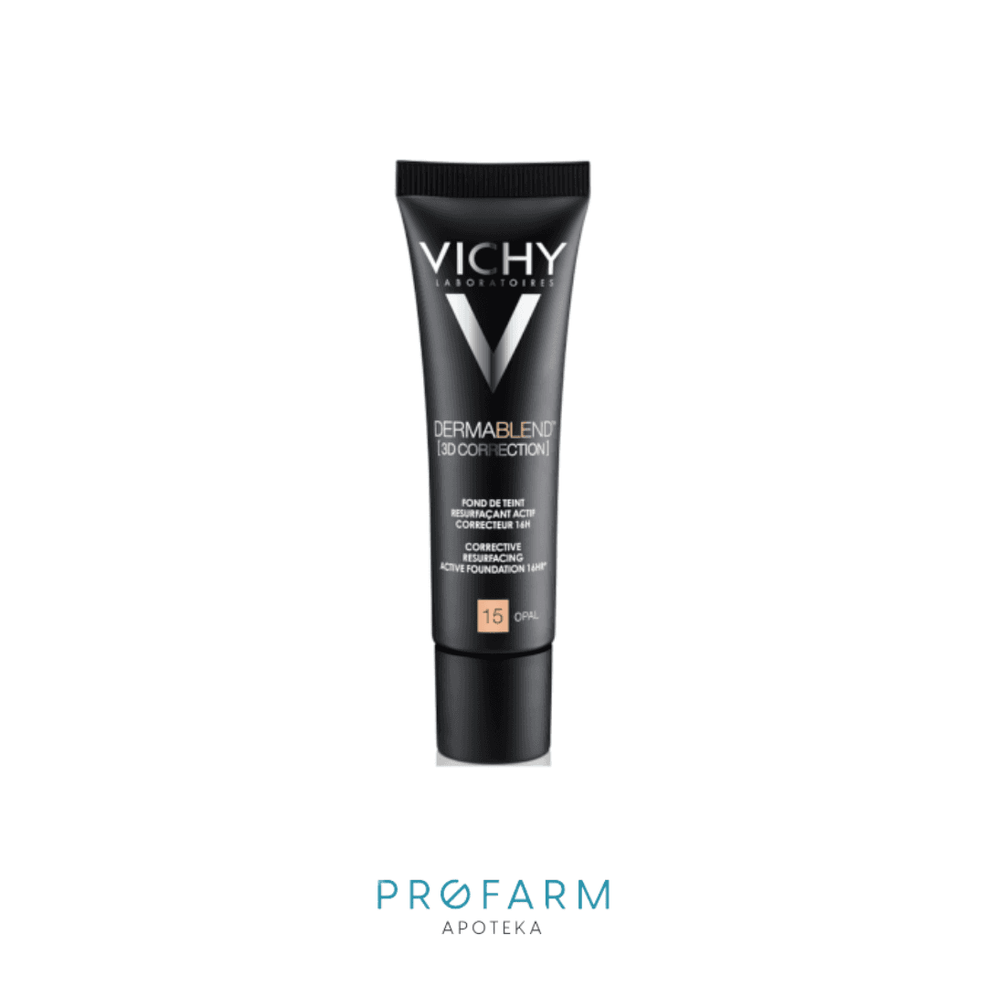 VICHY DERMABLEND 3D KOREKTIVNI TEKUĆI PUDER NIJANSA 35 SAND 30ml